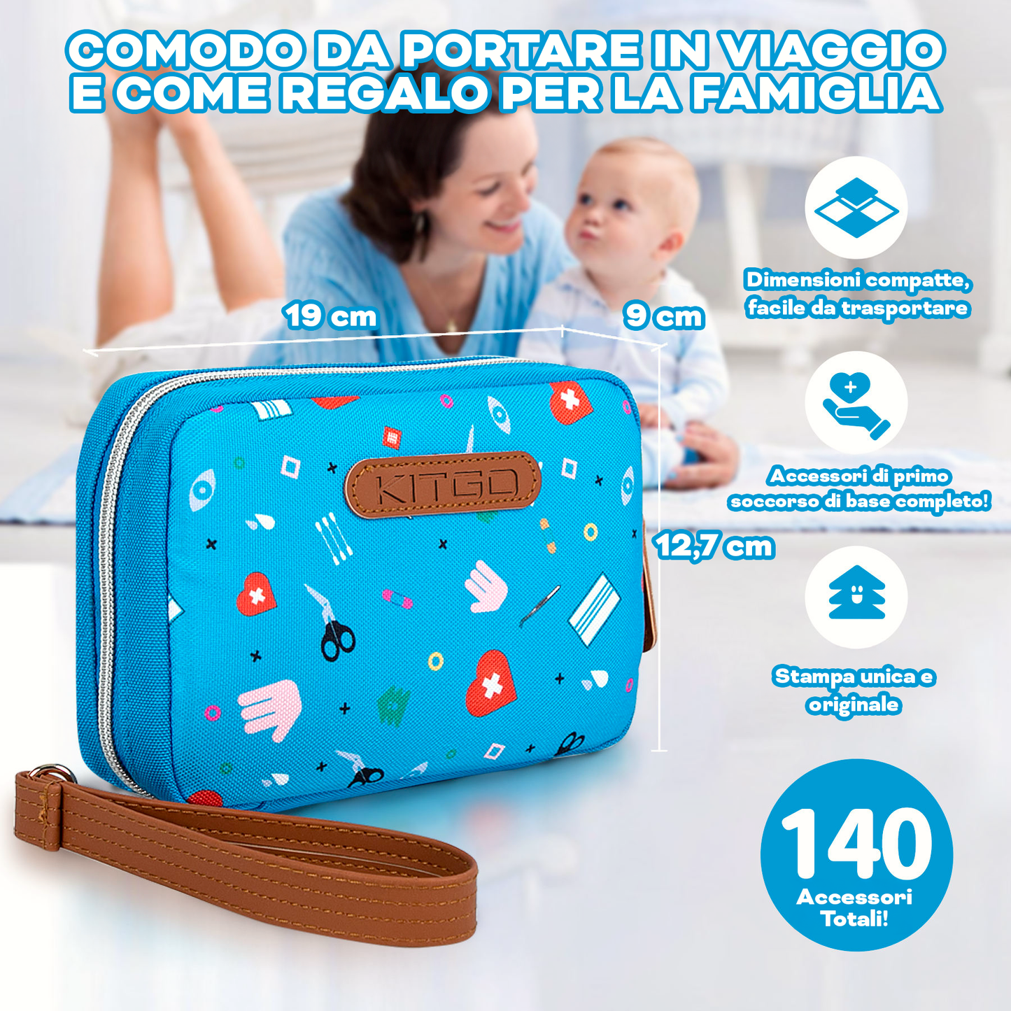 Kit di Primo Soccorso per Bambini – Tutto il necessario per la sicurezza fuori e dentro casa!